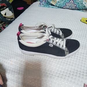 KEDS EUC WOMENS SZ 9.5 TENNIS OXFORD CANVAS SNEAKERS SHOES